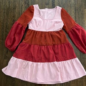 Adorable tiered dress- perfect for fall